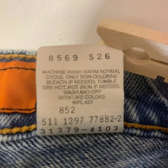 Levi's Girls Silver Tab Vintage Flare 100% Cotton Classic Jeans Size 10 - Picture 8 of 11